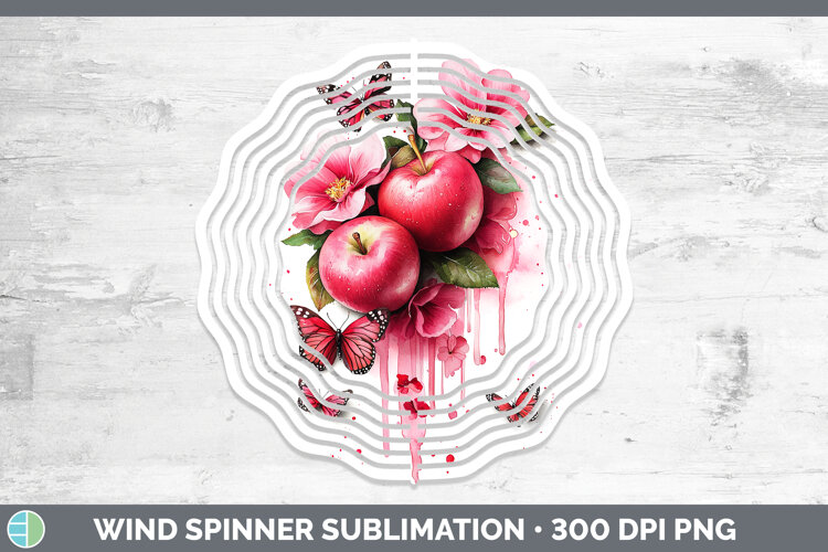 GorgeousBest Sellers 05 Pink Drips Wind Spinner design.