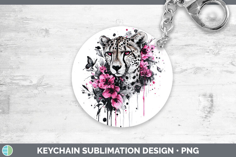 GorgeousBest Sellers 05 Pink Drips Keychain design.