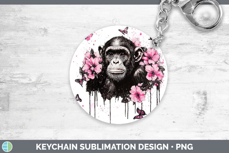 GorgeousBest Sellers 05 Pink Drips Keychain design.