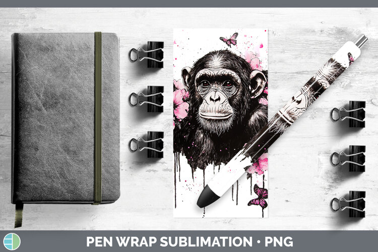 GorgeousBest Sellers 05 Pink Drips Pen Wrap design.