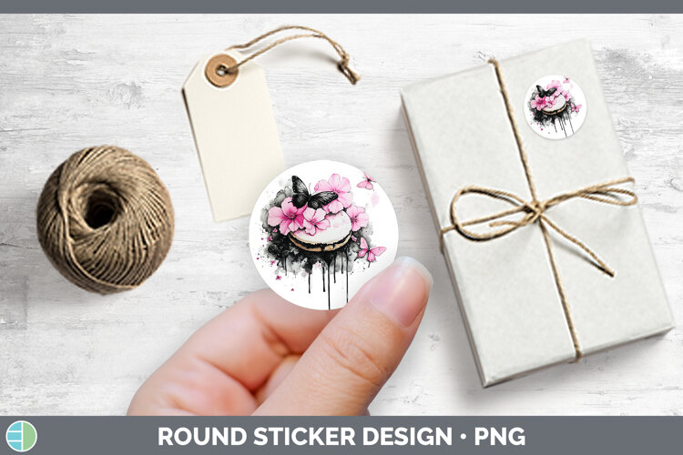 GorgeousBest Sellers 05 Pink Drips Stickers design.
