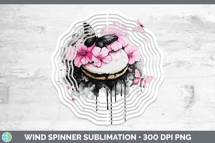 GorgeousBest Sellers 05 Pink Drips Wind Spinner design.