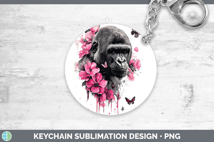 GorgeousBest Sellers 05 Pink Drips Keychain design.