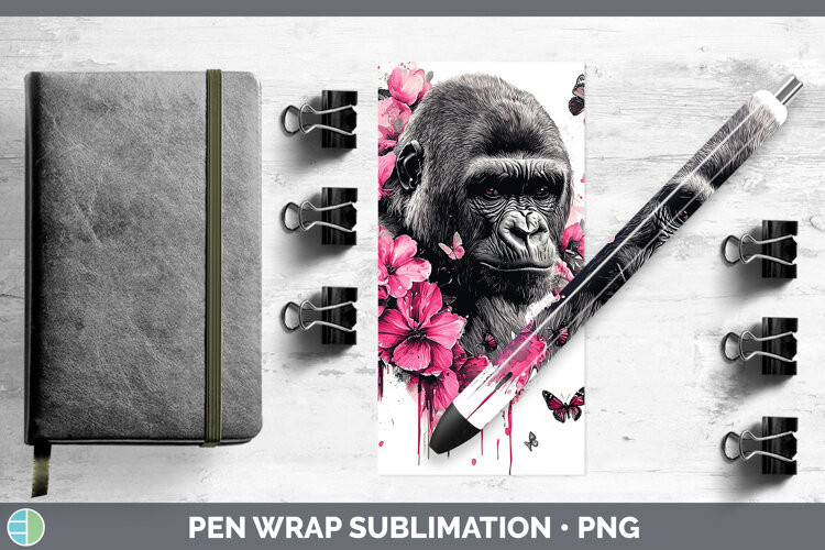 GorgeousBest Sellers 05 Pink Drips Pen Wrap design.