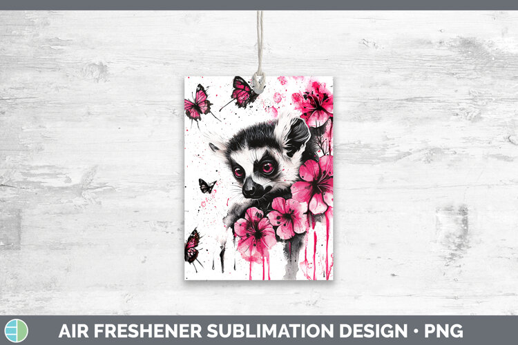 Curated visual reference: Gallery Detail: Best Sellers 05 Pink Drips Lemur Air Freshener Sublimation C