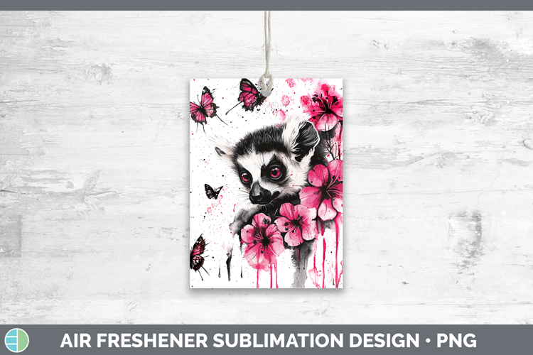 Best Sellers 05 Pink Drips Lemur Air Freshener Sublimation C