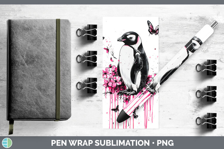 GorgeousBest Sellers 05 Pink Drips Pen Wrap design.