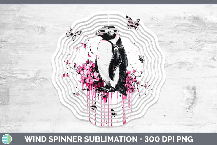 GorgeousBest Sellers 05 Pink Drips Wind Spinner design.