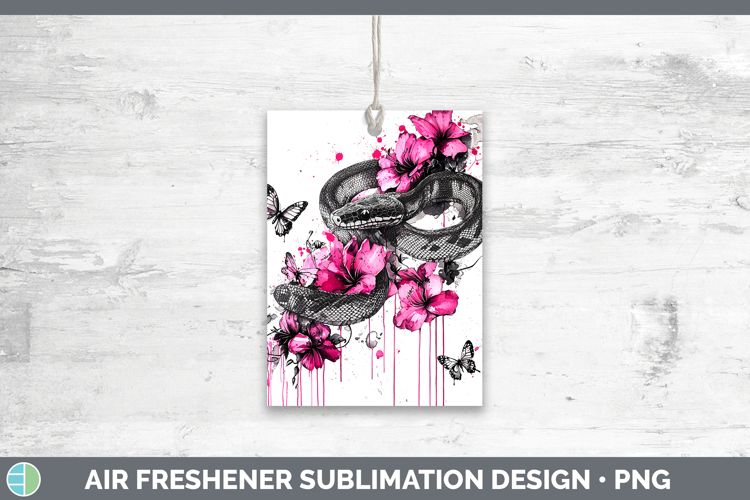 Best Sellers 05 Pink Drips Snake Air Freshener Sublimation C