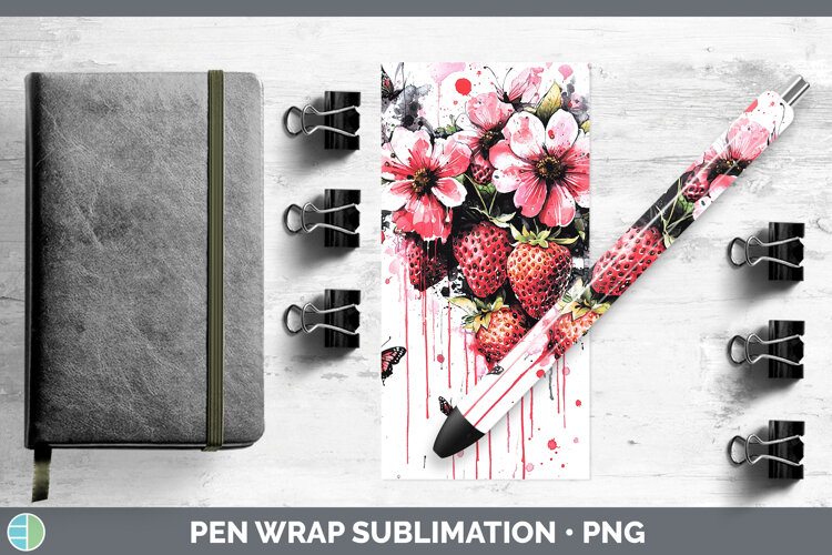 GorgeousBest Sellers 05 Pink Drips Pen Wrap design.