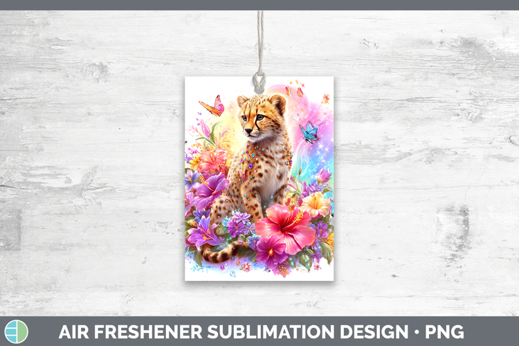 Best Sellers 05 Rainbow Summer Cheetah Air Freshener Sublima