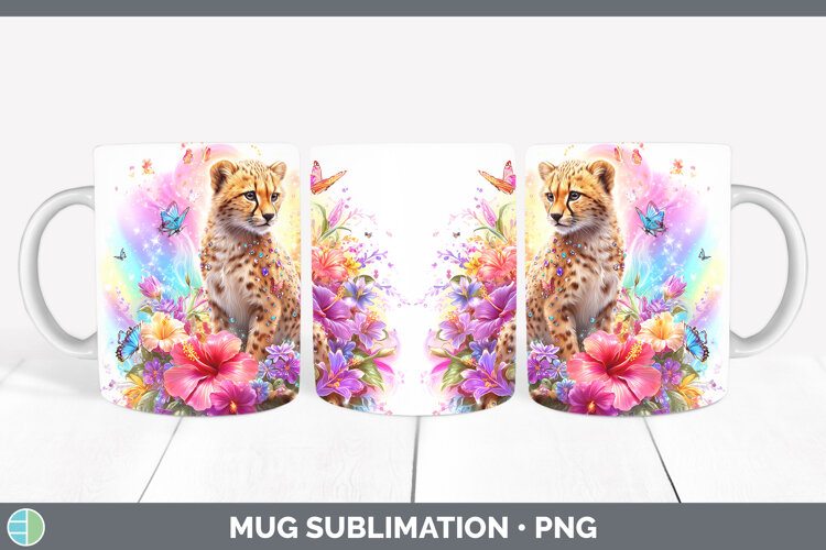 GorgeousBest Sellers 05 Rainbow Summer Mug Wrap design.