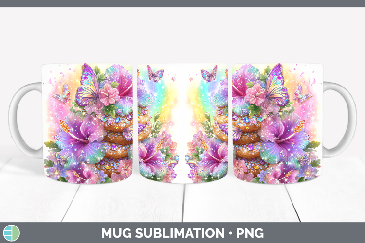 Best Sellers 05 Rainbow Summer Cookies Mug Wrap Sublimation
