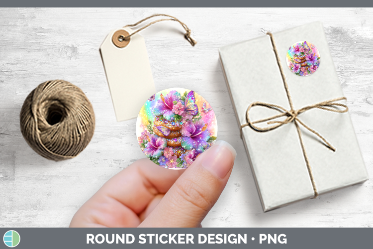 Best Sellers 05 Rainbow Summer Cookies Stickers | Round Labe