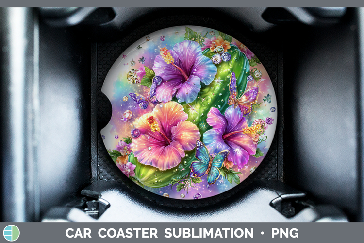 Dill Pickle Best Sellers 05 Rainbow Summer Car Coaster Subli