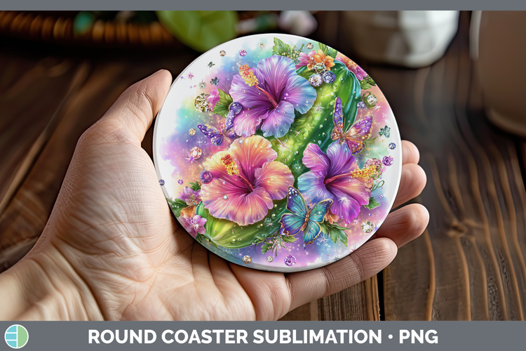 Dill Pickle Best Sellers 05 Rainbow Summer Round Coaster Sub