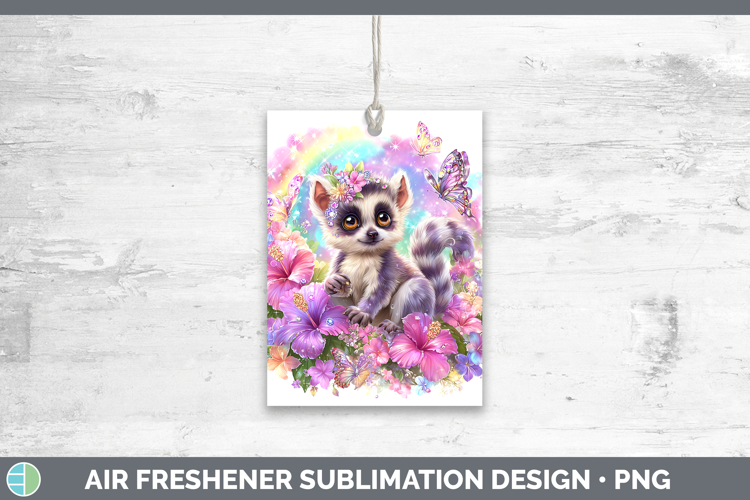 Best Sellers 05 Rainbow Summer Lemur Air Freshener Sublimati