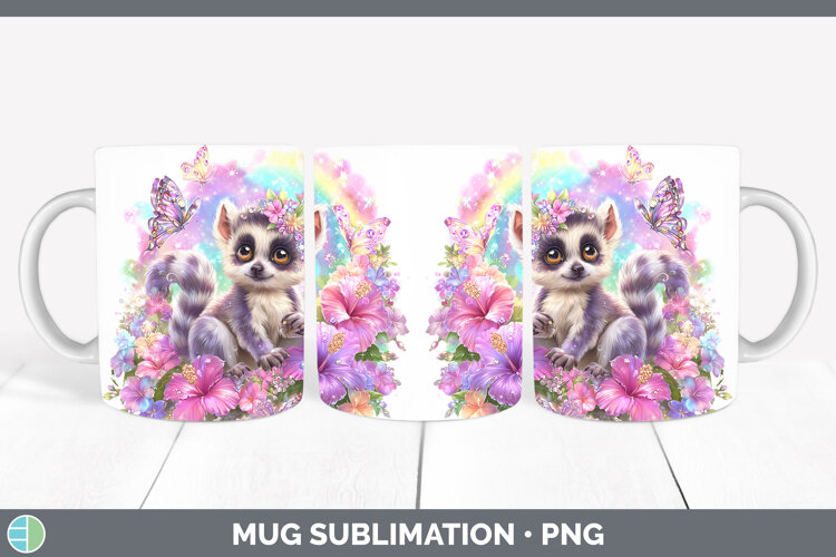 GorgeousBest Sellers 05 Rainbow Summer Mug Wrap design.