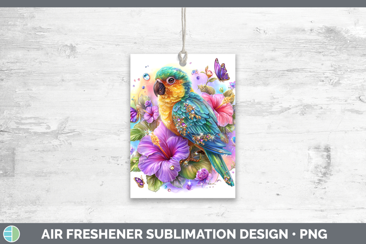 Best Sellers 05 Rainbow Summer Parrot Air Freshener Sublimat