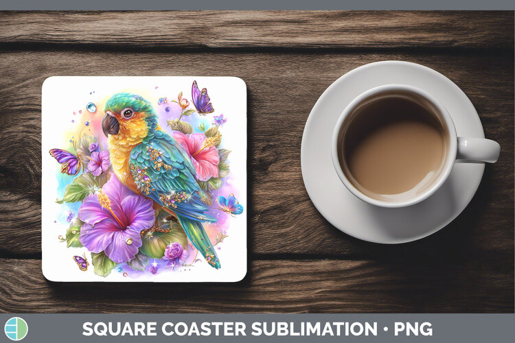 GorgeousBest Sellers 05 Rainbow Summer Square Coaster design.