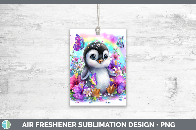 Best Sellers 05 Rainbow Summer Penguin Air Freshener Sublima