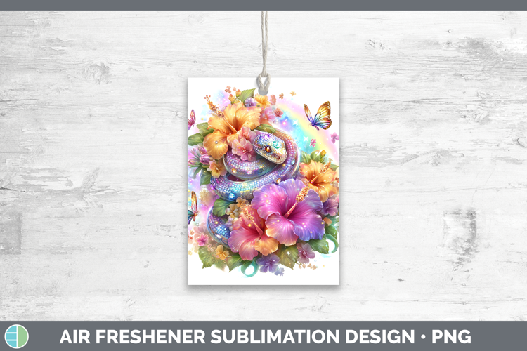 Best Sellers 05 Rainbow Summer Snake Air Freshener Sublimati