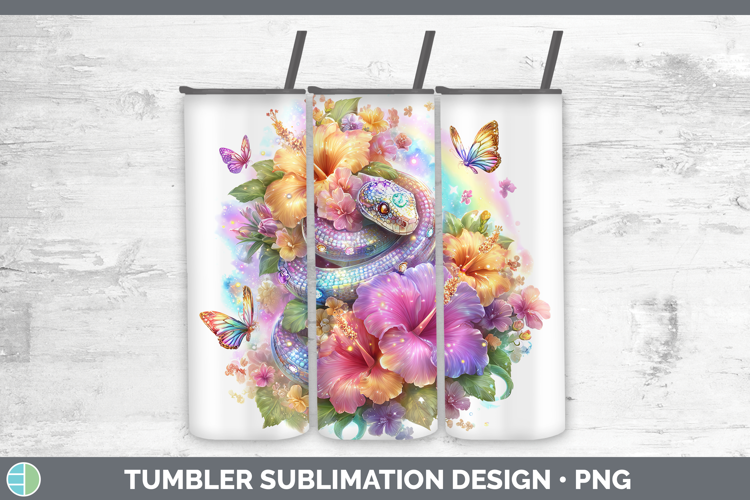 Best Sellers 05 Rainbow Summer Snake Tumbler Sublimation 20