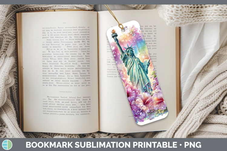 Best Sellers 05 Rainbow Summer Statue of Liberty Bookmark Su
