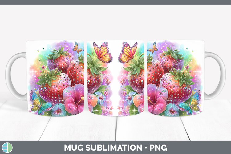 GorgeousBest Sellers 05 Rainbow Summer Mug Wrap design.