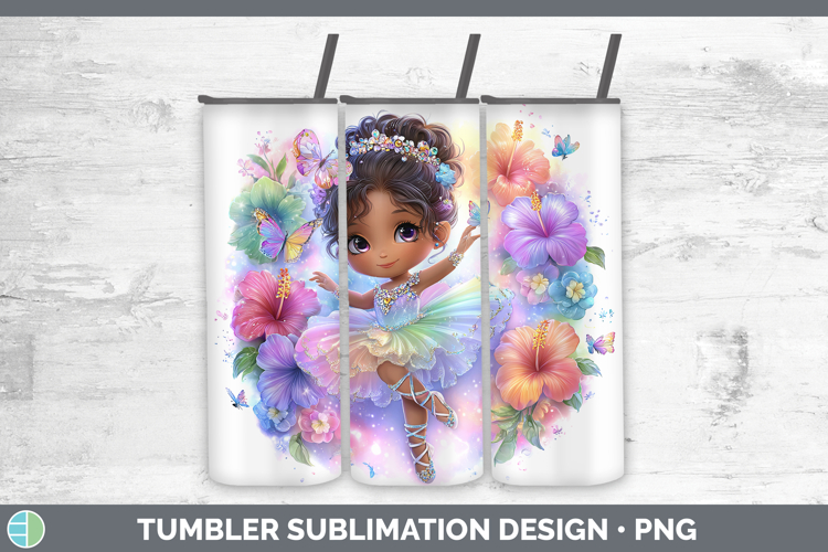 Ballerina Tumbler Best Sellers 06 Rainbow Summer Sublimation