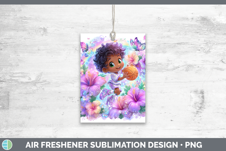 Basketball Air Freshener Best Sellers 06 Rainbow Summer Subl