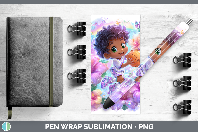 Basketball Pen Wrap Best Sellers 06 Rainbow Summer Sublimati
