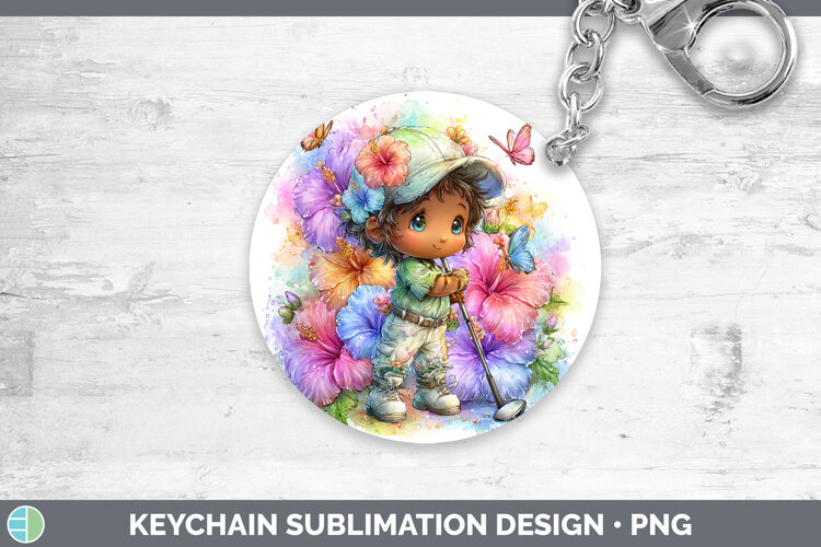 GorgeousBest Sellers 06 Rainbow Summer Keychain design.