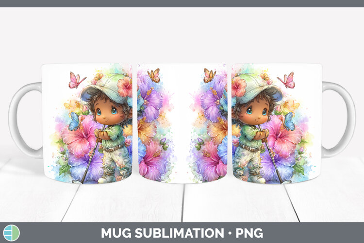 GorgeousBest Sellers 06 Rainbow Summer Mug Wrap design.