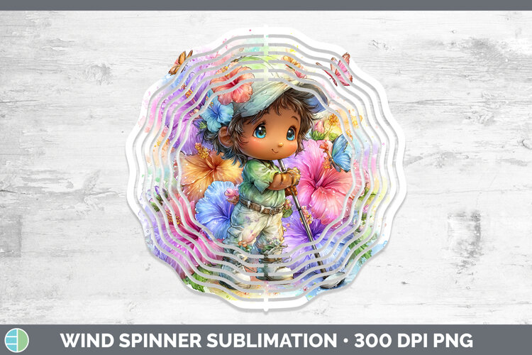 GorgeousBest Sellers 06 Rainbow Summer Wind Spinner design.