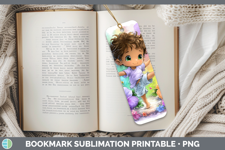 Boy Gymnast Bookmark Best Sellers 06 Rainbow Summer Sublimat