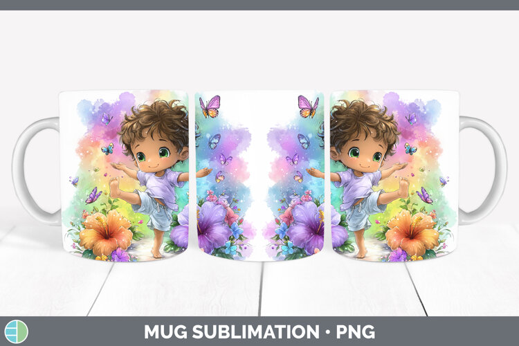 GorgeousBest Sellers 06 Rainbow Summer Mug Wrap design.