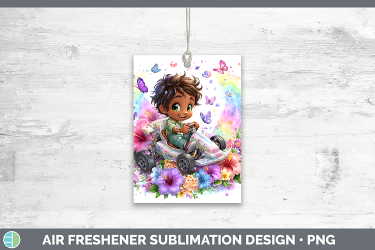 Boy Race Car Driver Air Freshener Best Sellers 06 Rainbow Su