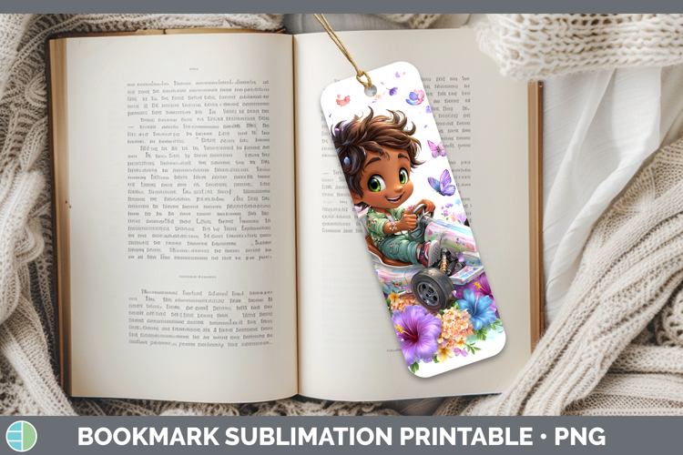 Boy Race Car Driver Bookmark Best Sellers 06 Rainbow Summer