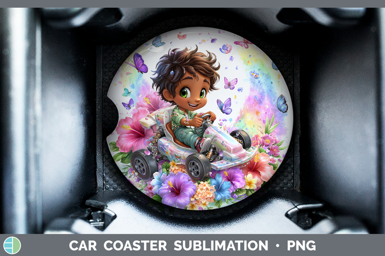 Boy Race Car Driver Car Coaster Best Sellers 06 Rainbow Summ