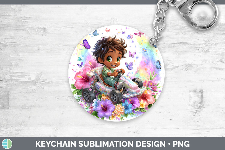 GorgeousBest Sellers 06 Rainbow Summer Keychain design.