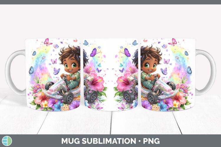 GorgeousBest Sellers 06 Rainbow Summer Mug Wrap design.