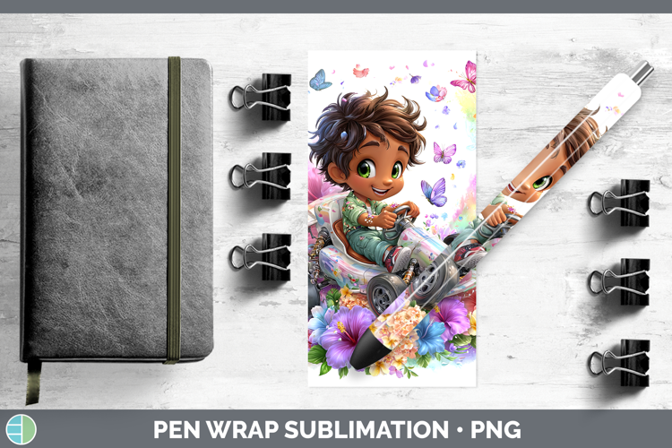 Boy Race Car Driver Pen Wrap Best Sellers 06 Rainbow Summer