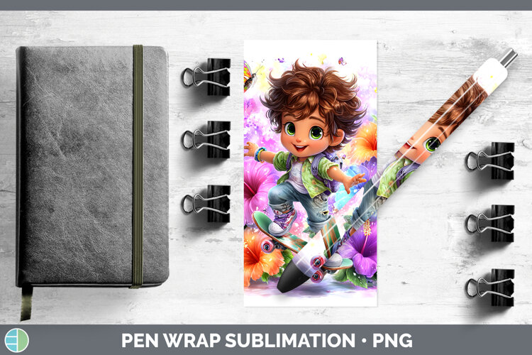 GorgeousBest Sellers 06 Rainbow Summer Pen Wrap design.