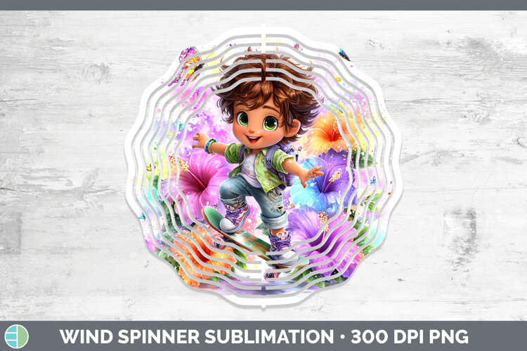GorgeousBest Sellers 06 Rainbow Summer Wind Spinner design.
