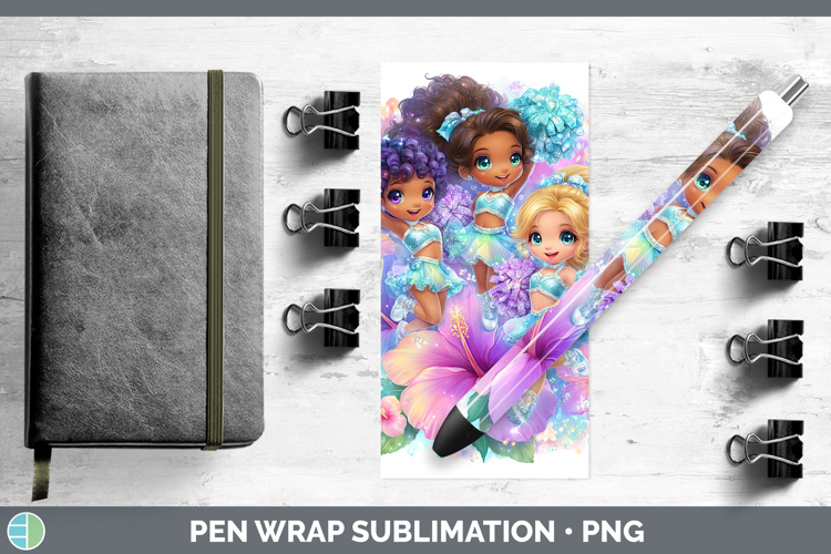 Cheerleaders Pen Wrap Best Sellers 06 Rainbow Summer Sublima