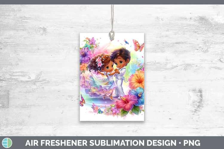 Dancing Couple Air Freshener Best Sellers 06 Rainbow Summer