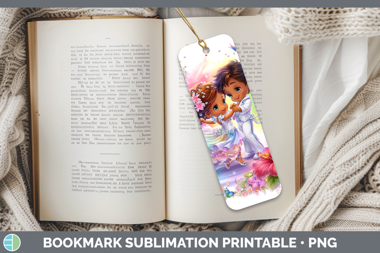 Dancing Couple Bookmark Best Sellers 06 Rainbow Summer Subli