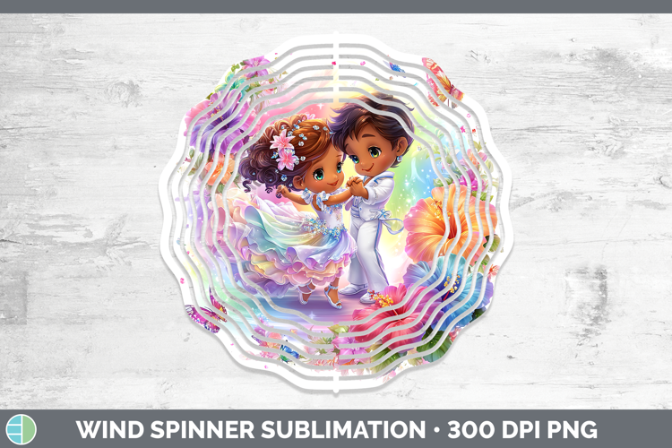 Dancing Couple Wind Spinner Best Sellers 06 Rainbow Summer S