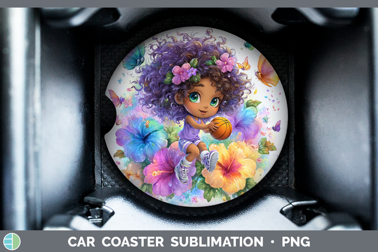 Girl Basketball Car Coaster Best Sellers 06 Rainbow Summer S